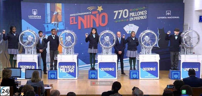 Madrid y otras ocho localidades madrileñas vendieron el número ganador del primer premio de 'El Niño', el 94.974.