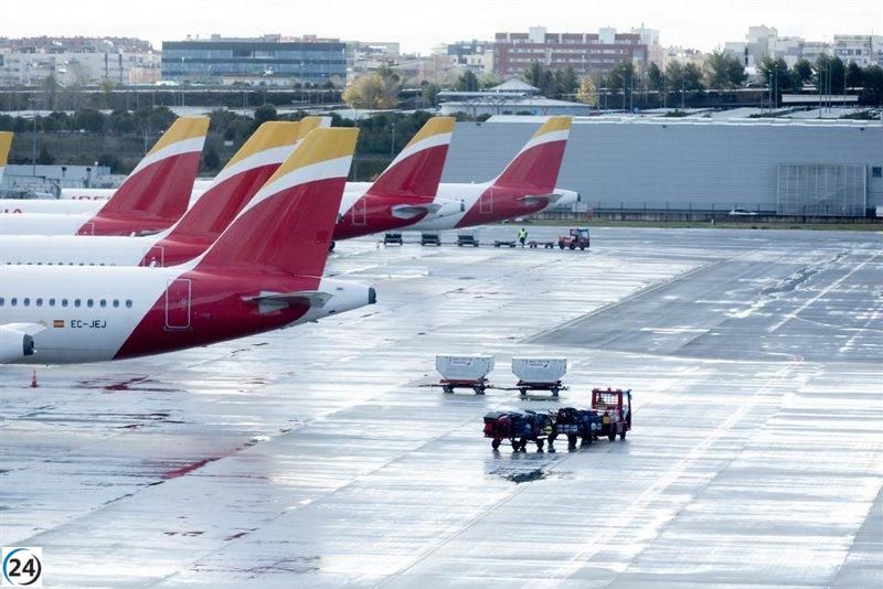 Éxito parcial de la huelga del handling de Iberia con un 19% de seguimiento, mientras la puntualidad se mantiene en un sólido 88%