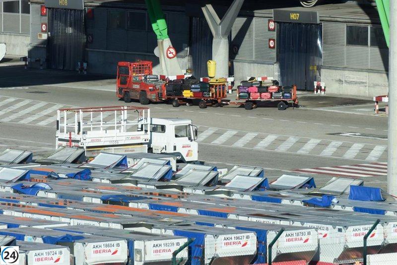Negociaciones entre Iberia y sindicatos para evitar futuras huelgas en el handling comienzan mañana