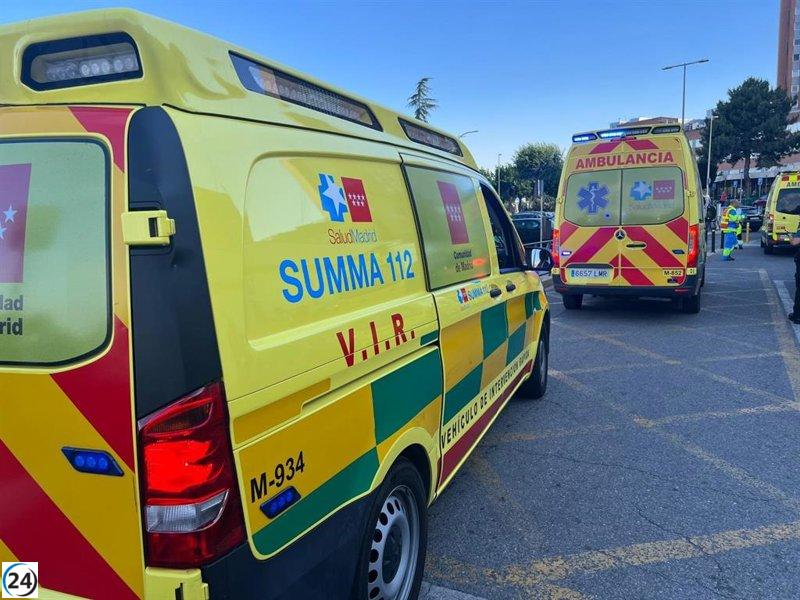 Mujer de 59 años gravemente herida tras sufrir atropello en vía pública de Collado Villalba.