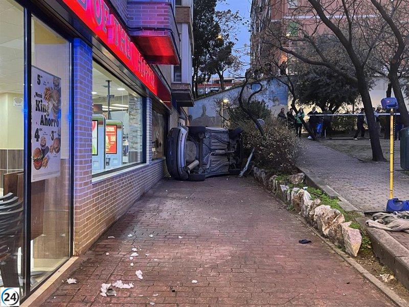 Turista en caza policial arrolla a joven de 29 años en Carabanchel