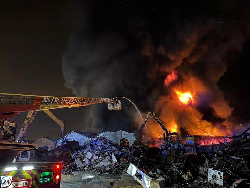 Incendio controlado en Humanes sin incidentes ni víctimas