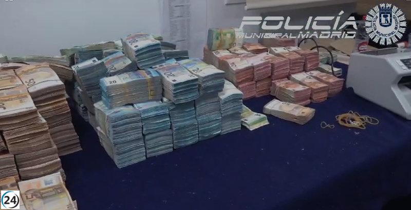 Pasajero colombiano transportaba más de 2 millones de euros en un VTC.