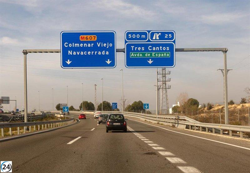 Rodrigo insta a Puente a cerrar la M-50 para aliviar los atascos en la M-607.