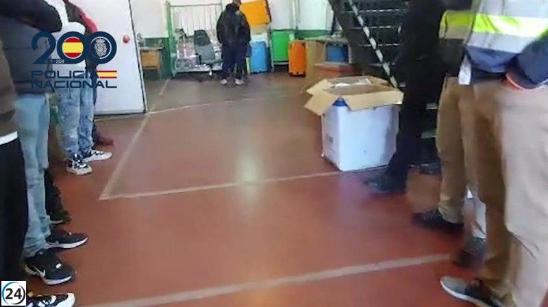 Colombiano y su hijo detenidos por explotación laboral en Alcalá.