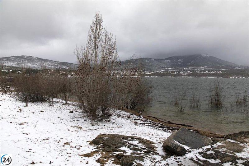 Nevadas en la Sierra madrileña: Aviso amarillo para este martes.