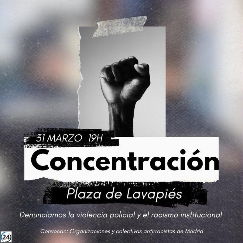 Exigen la renuncia de Marlaska en una manifestación en Lavapiés por la actuación policial