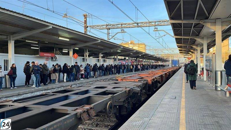 Problemas en Cercanías por avería de tren de mercancías entre Alcalá y Meco