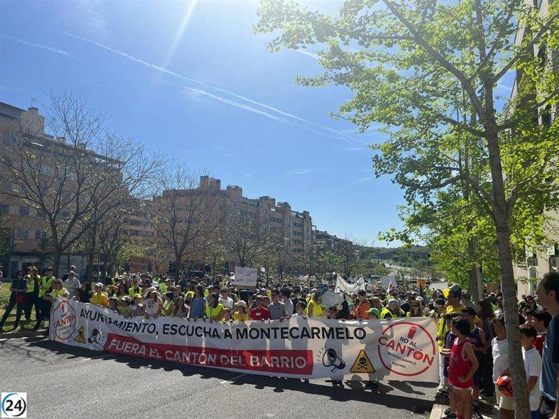 3.000 manifestantes en Montecarmelo rechazan el cantón: 
