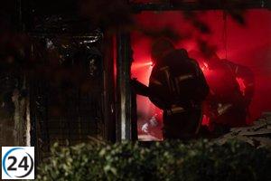 Varios heridos por intoxicación en un incendio en un edificio de Chamberí