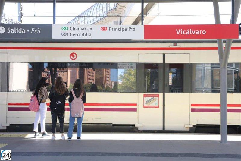 Nuevo servicio de autobuses para usuarios de C2 y C7 de Cercanías entre Vicálvaro y Atocha durante mayo