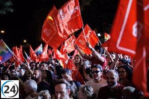 Federaciones socialistas llevan a Madrid multitudinario respaldo a Sánchez