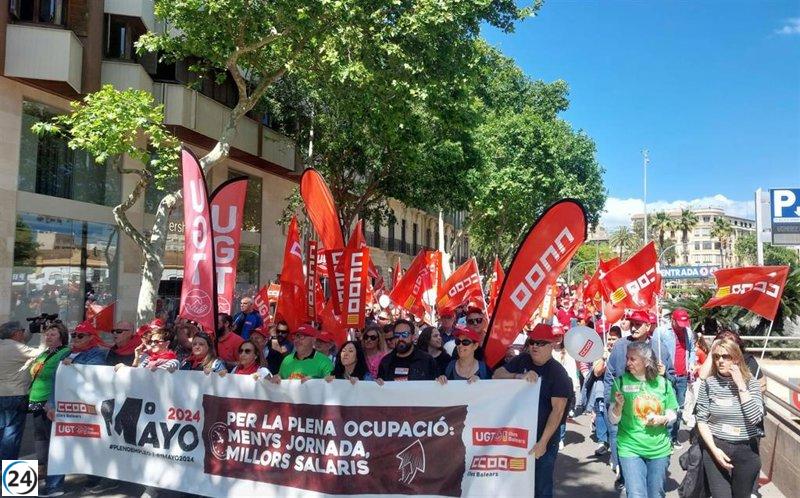 Comienza en la capital la marcha del 1 de Mayo en busca de empleo pleno