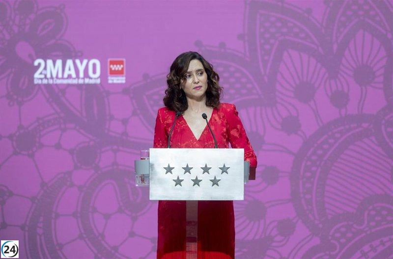 Ayuso denuncia falta de respeto del Gobierno español hacia el presidente argentino elegido democráticamente.