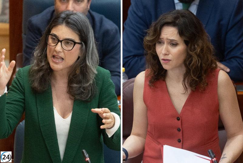 Ayuso critica a Más Madrid por apoyar a Hamás y cuestiona si harán campañas por las víctimas de judíos.