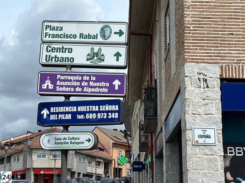 Residentes y artistas de Alpedrete se unen para preservar los nombres de Francisco Rabal y Asunción Balaguer en las calles.