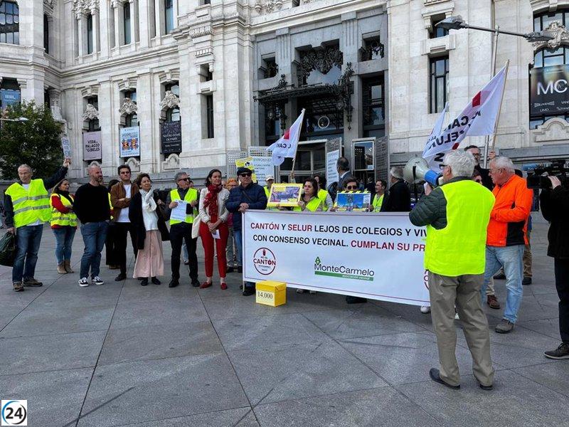 Residentes de Montecarmelo rechazan instalación de cantón con más de 14.000 firmas.