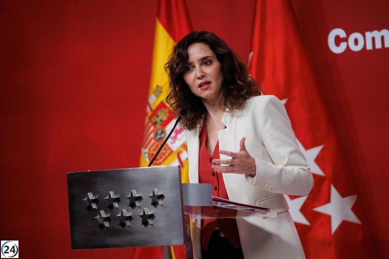 Ayuso critica a Sánchez por dejar a España al margen en el conflicto de Palestina.