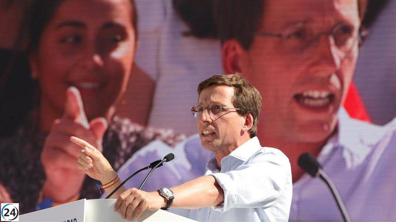 Almeida critica la ausencia de Sánchez en el debate de amnistía y pone en duda la publicación del mismo.