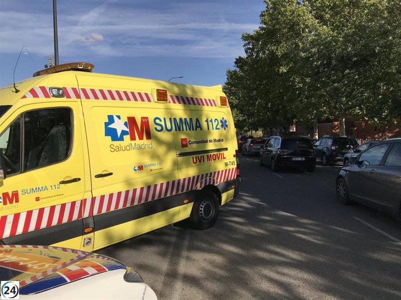 Joven de 23 años apuñalado en San Sebastián de los Reyes.