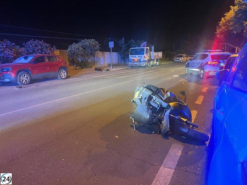 Fallece un motorista tras colisionar con un camión estacionado en Villaverde.