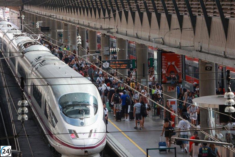 Fallo en AVE Sevilla-Madrid causa retrasos de una hora por falta de aire acondicionado.