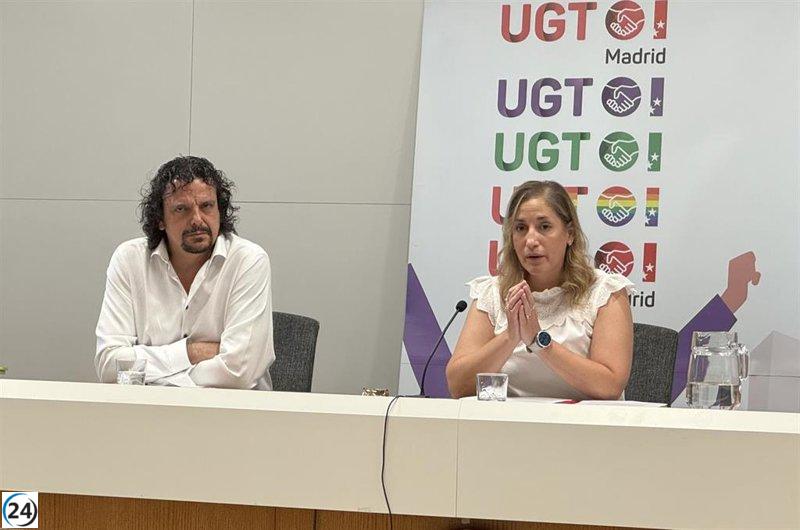 UGT Madrid critica la situación del empleo en la región, atribuyendo las cifras negativas al sector servicios y su estacionalidad.