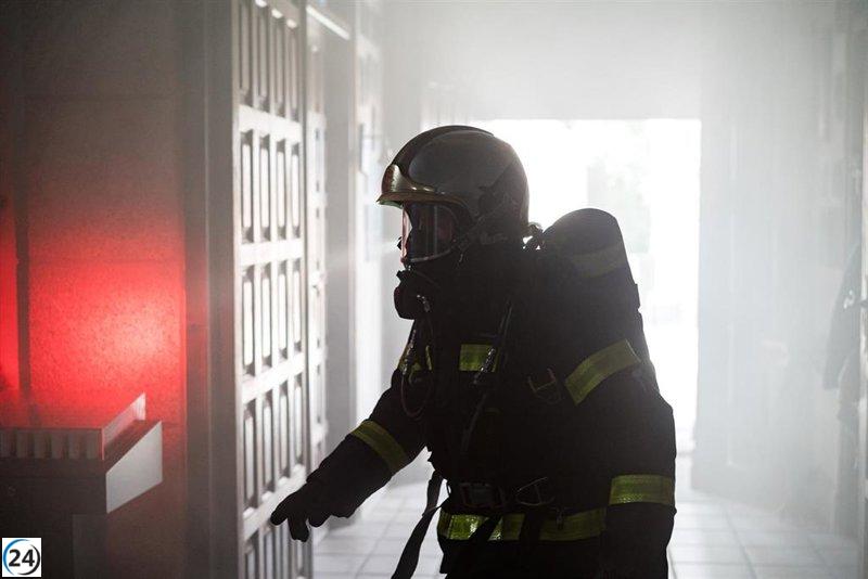 Una mujer de 92 años pierde la vida en un incendio en Fuencarral-El Pardo.
