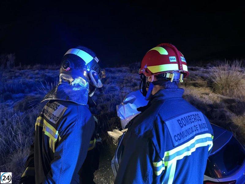 Tragedia en la M-400: dos fallecidos y dos heridos graves en un choque en Aranjuez.