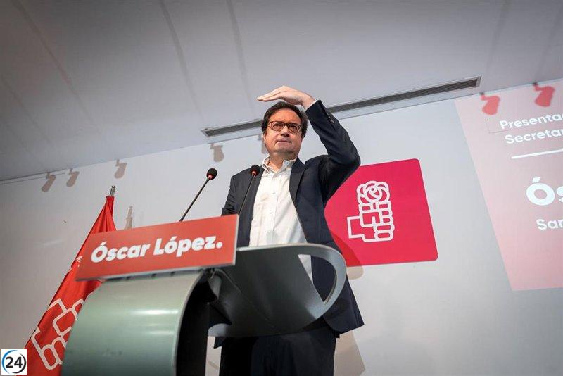 López (PSOE-M) promete a su base recuperar Madrid de Ayuso y impulsar una regeneración democrática.