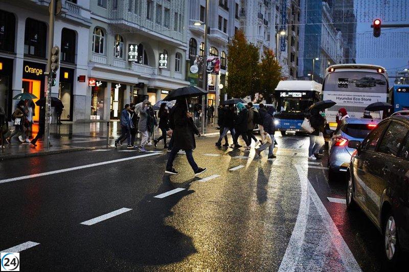 Récord de afluencia en la Gran Vía de Madrid: 1,4 millones de visitantes en el Black Friday y la Constitución.