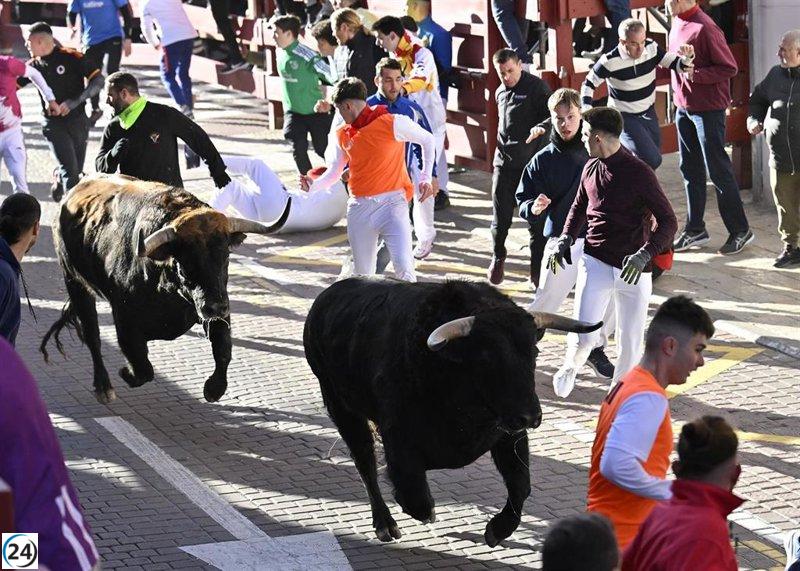 Primer Encierro Blanco de Sanse concluye con caídas leves y un caso de posible traumatismo cráneoencefálico.