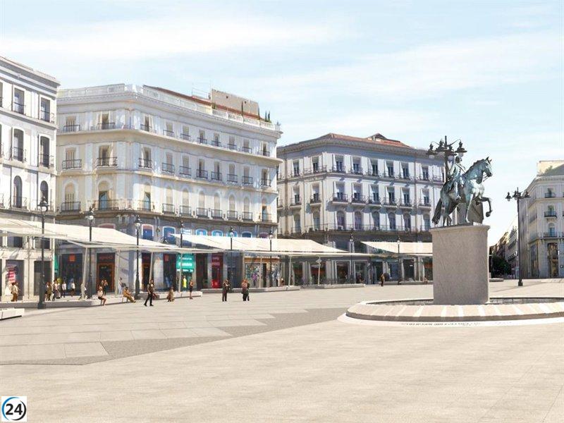 La plaza se renueva con una inversión cercana a un millón para la instalación de toldos.