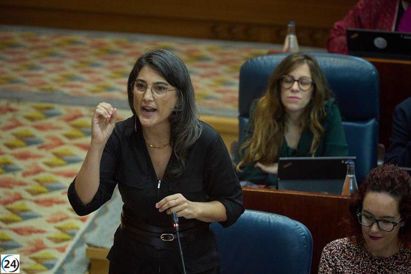 Más Madrid demanda a Ayuso que aclare a los mayores la razón del estancamiento de sus pensiones por el apoyo del PP a Puigdemont.