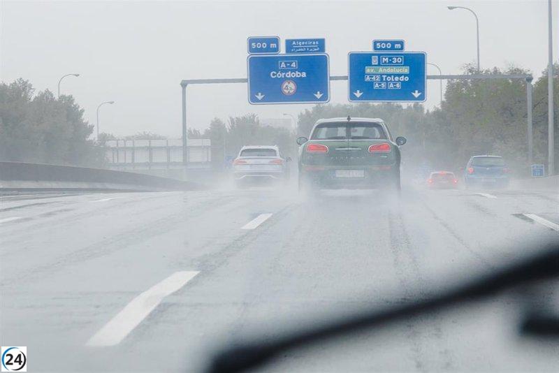 AEMET emite alerta amarilla en Madrid por vientos de hasta 70 km/h este lunes.