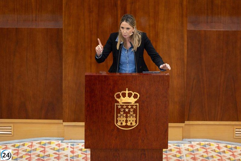 Mar Espinar asume el cargo de portavoz del PSOE en la Asamblea de Madrid.