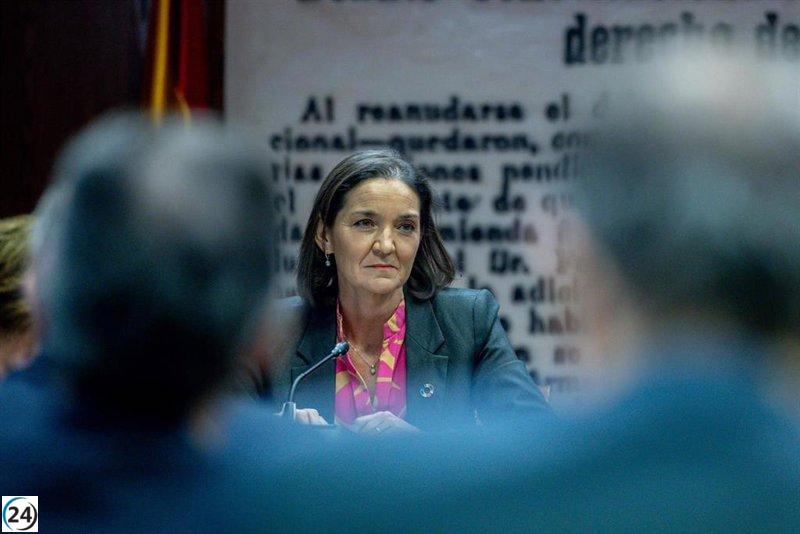 Maroto defiende su postura en el Senado y denuncia una persecución injusta.
