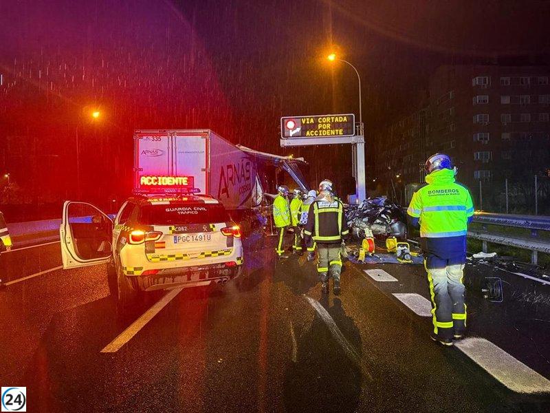 Tragedia en la A-4: Dos víctimas en accidentes simultáneos cerca de Valdemoro.