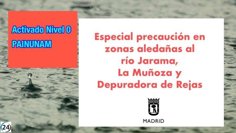 Madrid reactiva su Plan de Inundaciones ante el desagüe del río Jarama.