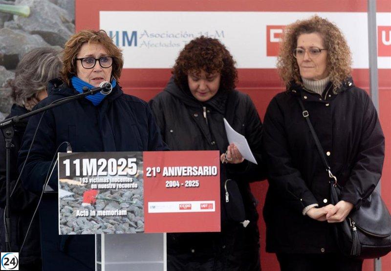 El homenaje a las víctimas del 11-M culminará en 2027.