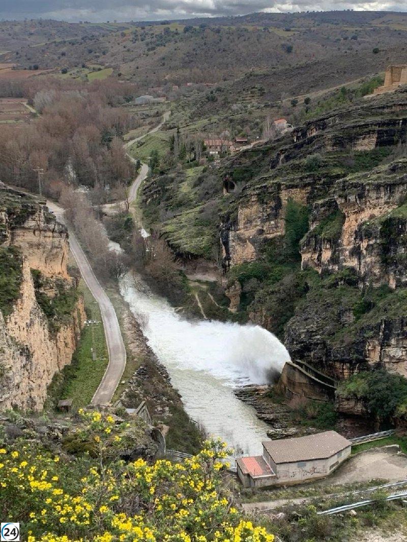 Alerta roja en ocho estaciones de aforo de la CHT por crisis hídrica en Madrid.