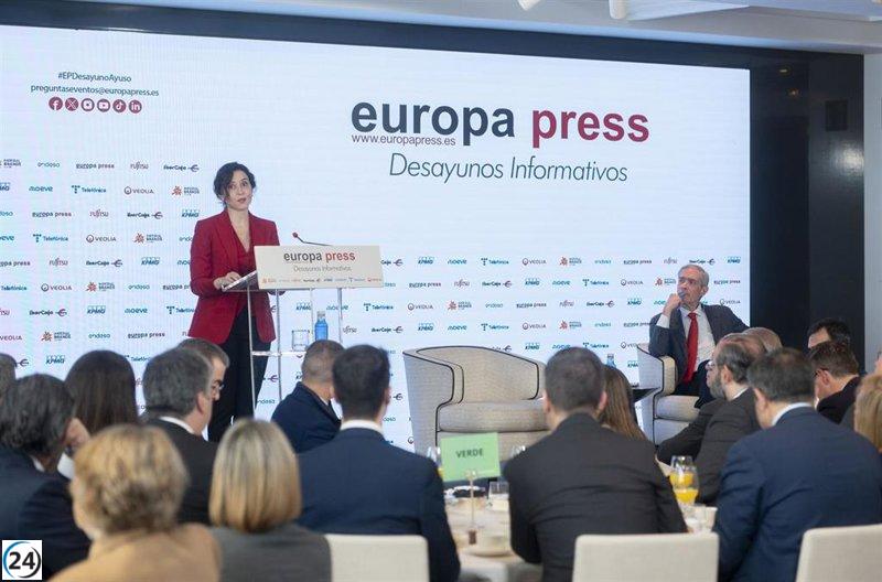 Ayuso reprocha al Gobierno su papel en la definición de franquismo y anhela sensatez sobre la Real Casa de Correos.