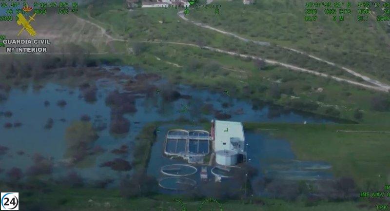 La Guardia Civil socorre a 50 damnificados por las recientes borrascas y continúa brindando apoyo.