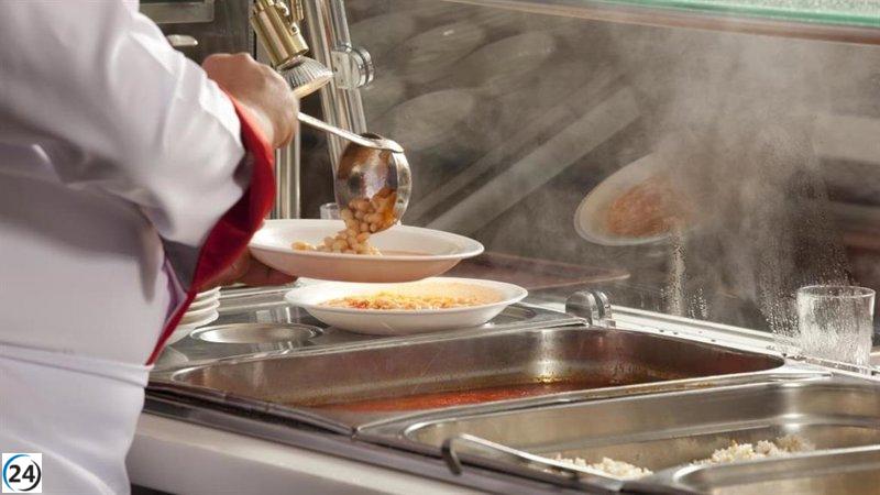 Incremento en 20.000 alumnos beneficiados por becas de comedor en la región, alcanzando un total de 127.000 en este curso.
