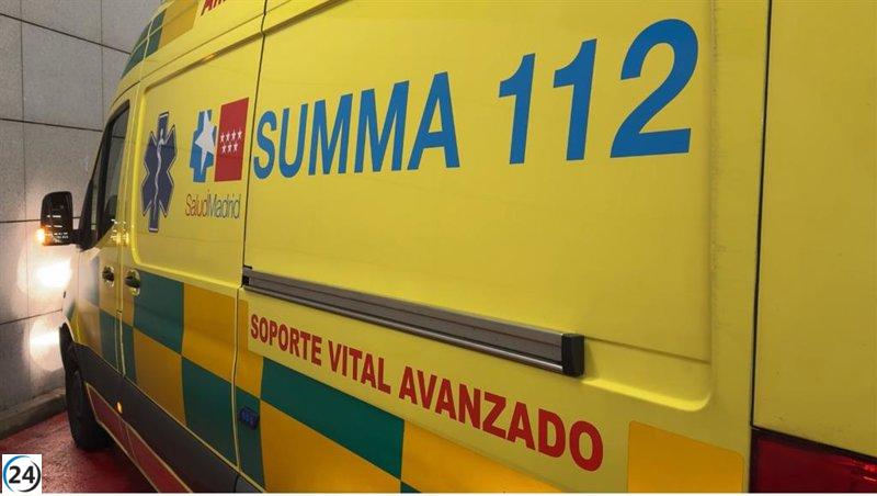 Escalador en grave estado tras caída de siete metros en centro comercial de Alcorcón.