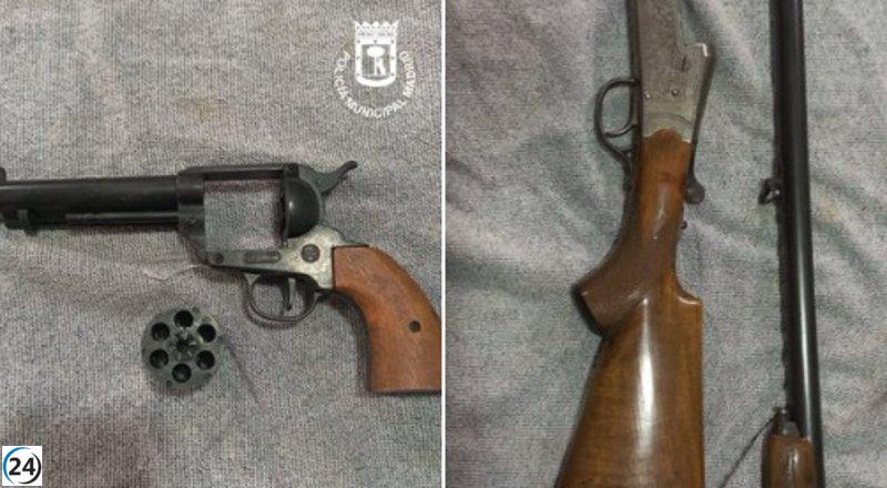 Desmantelan en Usera un arsenal clandestino tras disputa conyugal.