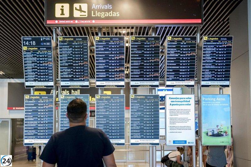Barajas registra récord histórico en marzo con 5,5 millones de viajeros, un aumento del 3%.
