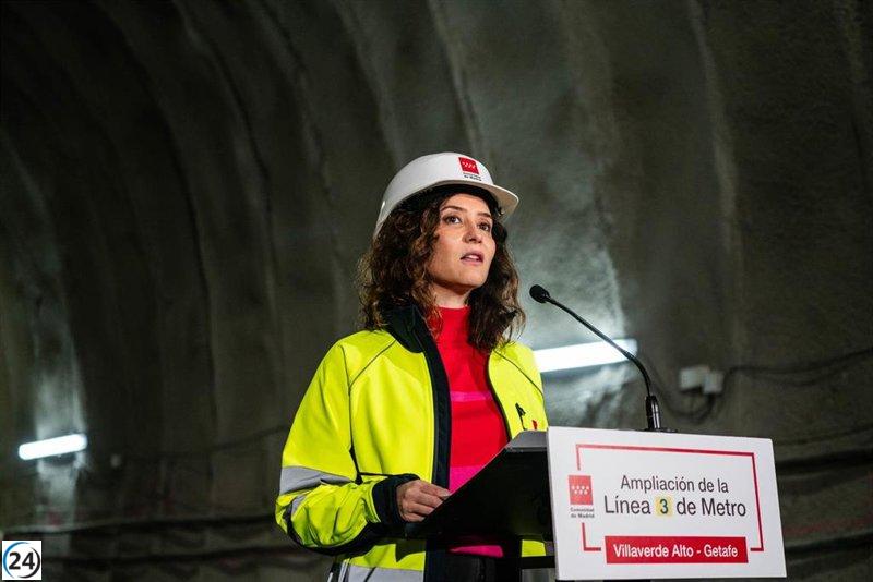 La nueva extensión de la L3 del Metro desde Villaverde Alto hasta El Casar se abrirá el lunes 21.