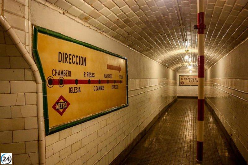 Metro de Madrid iniciará obras de conservación en la emblemática estación de Chamberí.