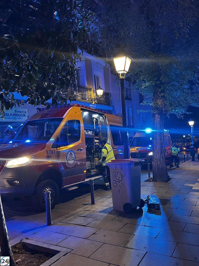 Apuñalamiento en Lavapiés deja dos heridos en el cuello.